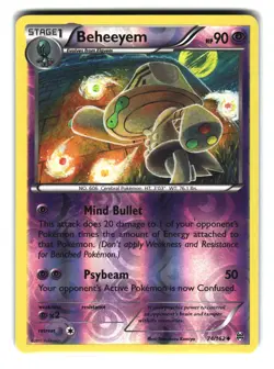 Beheeyem 74/162 Reverse Holo Rare BREAKthrough Pokemon NM - Image 1
