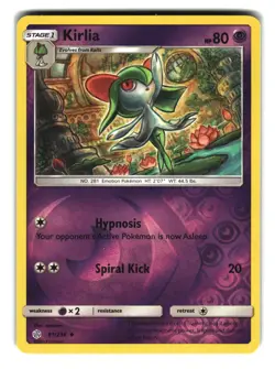 Kirlia 81/236 Reverse Holo Unified Minds Pokemon Card NM - Image 1