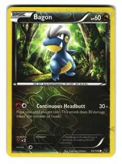 Bagon 54/108 Reverse Holo Roaring Skies Pokemon Card NM - Image 1