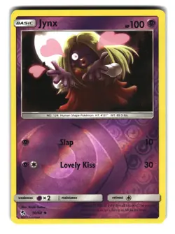 Jynx 30/68 Reverse Holo Hidden Fates Pokemon Card NM - Image 1