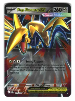 Mega Skarmory EX 055/088 Double Rare Pokemon Card - Image 1