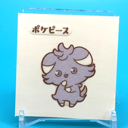 Pokemon sticker Espurr Pokemon Peaceful Place Japanese From Japan Nintendo F/S - Image 1