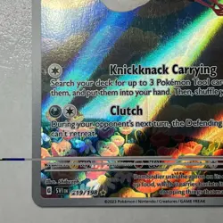 Pokemon TCG Scarlet & Violet Base Set BOMBIRDIER Illustration Rare Holo 219/198 - Image 5