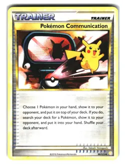 Pokemon Communication Trainer 98/123 HeartGold SoulSilver - Image 1