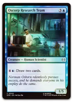 Oscorp Research Team #40 (Foil) (NM) Spider-Man SPM Magic MTG - Image 1