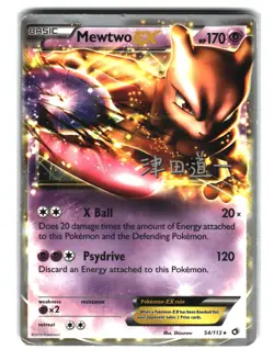 Mewtwo EX Holo Rare 54/113 Pokemon Card - Image 1