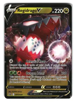 Regidrago V SWSH281 Holo Rare Promo Pokemon NM - Image 1