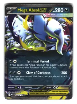 Mega Absol EX 086/132 Holo XY Promo Pokemon Card - Image 1