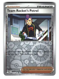 Team Rocket’s Petrel 176/182 Pokemon Trainer NM - Image 1