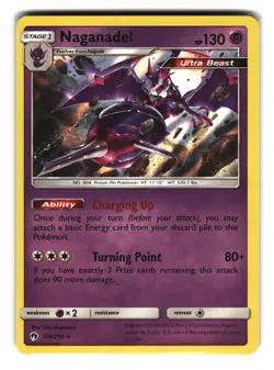 Naganadel 108/214 Holo Rare Star Unbroken Bonds Pokemon NM - Image 1
