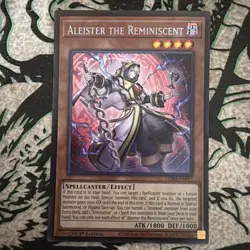 Yugioh! 1x Aleister the Reminiscent CORI-EN015 Secret Rare 1st Ed NM - Image 1