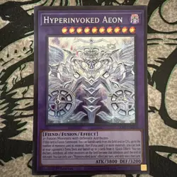 CORI-EN033 Hyperinvoked Aeon Secret Rare 1st Ed YuGiOh - Image 1