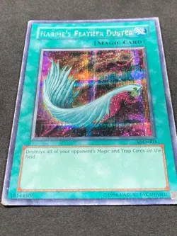 Yugioh - Harpie's Feather Duster - SDD-003 - Secret Rare - Heavy Play - Image 2