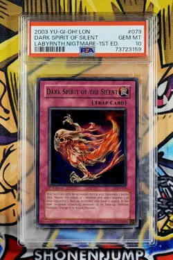 Yu-Gi-Oh! DARK SPIRIT OF THE SILENT 1st Ed LON-079 PSA 10 Super Rare GEM MINT - Image 1