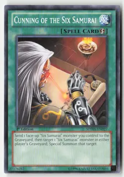 Yugioh - Cunning of the Six Samurai SDWA-EN027 1st Edition - Common - Image 1