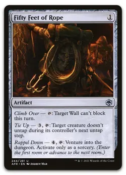 Fifty Feet of Rope #244 (NM) Forgotten Realms AFR Magic MTG - Image 1