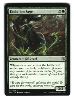 Evolution Sage 159/264 War of the Spark MTG Card - Image 1