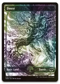 Forest (276) #276 (Foil) (NM) Crimson Vow VOW Magic MTG - Image 1