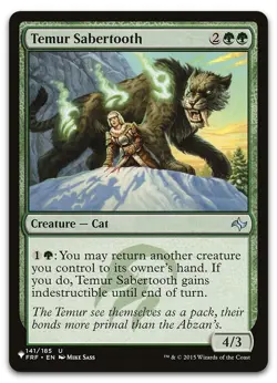 Temur Sabertooth #141/185 (NM) List Reprints LIST LIST Magic MTG - Image 1