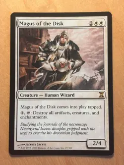 Magic the Gathering MTG Magus of the Disk Time Spiral NM/LP - Image 1