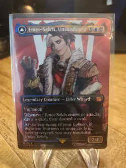 MTG Final Fantasy Emet-Selch, Unsundered (Borderless) Surge Foil #0539 NM - Image 1