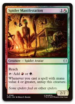 Spider Manifestation #148 (Foil) (NM) Spider-Man SPM Magic MTG - Image 1