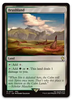 Brushland #377 (LP) Final Fantasy FIC Magic MTG - Image 1