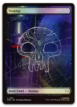 Swamp (0191) #191 (Foil) (NM) Spider-Man SPM Magic MTG - Image 1