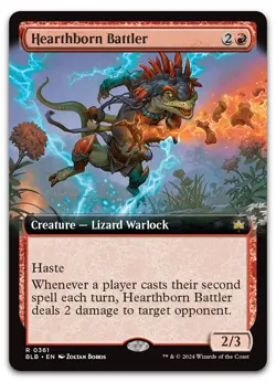 Hearthborn Battler (Extended Art) #361 (NM) Bloomburrow BLB Magic MTG - Image 1