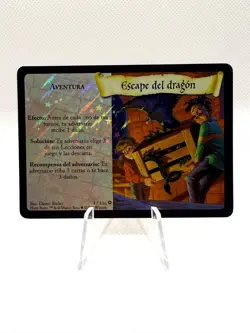 Harry Potter TCG WOTC Dragon's Escape #4/116 Rare Foil Card SPANISH PACK FRESH! - Image 1