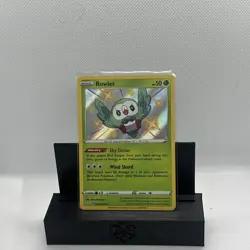 Pokemon TCG Rowlet Shining Fates Holo Rare Card SV001/SV122 NM - Image 2