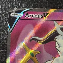 Pokemon TCG Arceus V 165/172 Brilliant Stars Full Art Holo Rare Card NM - Image 2