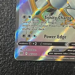 Pokemon TCG Arceus V 165/172 Brilliant Stars Full Art Holo Rare Card NM - Image 5