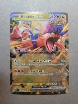 Koraidon ex 120/162 Temporal Forces DOUBLE RARE Holo Pokemon Card NM - Image 1