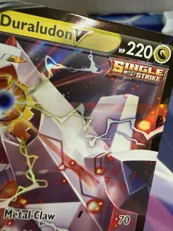 Duraludon V - 122/203 - Pokemon Evolving Skies Error Misaligned Holo Card NM - Image 2