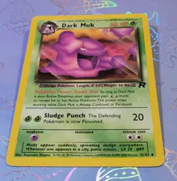 Pokemon Dark Muk 41/82 Team Rocket Pokemon Card NM - Image 3