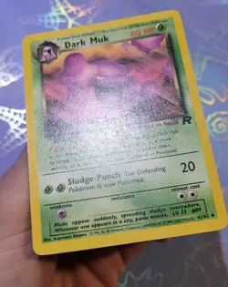 Pokemon Dark Muk 41/82 Team Rocket Pokemon Card NM - Image 4