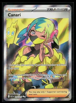Canari 257/217 Ultra Rare Trainer Ascended Heroes Pokemon NM - Image 1