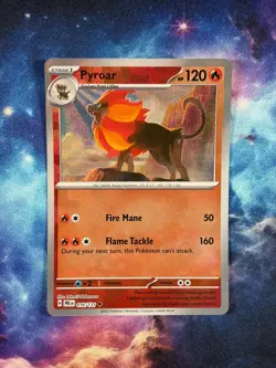 Pyroar Master Ball Reverse Holo 016/131 Prismatic Evolutions Pokemon TCG - Image 1