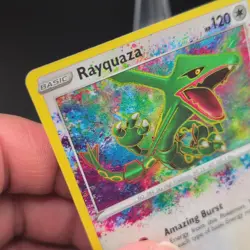 RAYQUAZA 138/185 Pokemon SWSH04 Vivid Voltage Amazing Rare Holo Eng 2020 - Image 3
