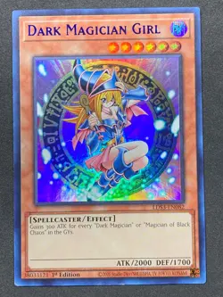 Dark Magician Girl Blue Ultra Rare Legendary Duelists: Season 3 LDS3-EN082 LP - Image 1