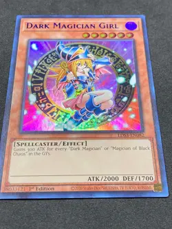 Dark Magician Girl Blue Ultra Rare Legendary Duelists: Season 3 LDS3-EN082 LP - Image 2