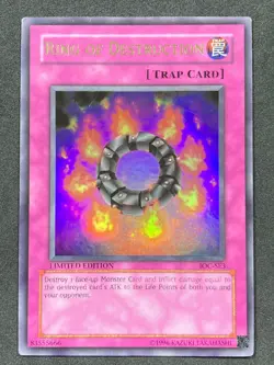 YuGiOh IOC-SE3 RING OF DESTRUCTION Ultra Rare Limited Edition - MP - Image 1