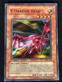 Yugioh Y-Dragon Head MFC-005 1st Super (NM) - Image 1