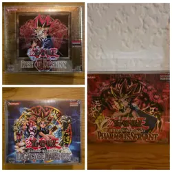 Yu-Gi-Oh! Sammelauflosung 3x OVP Sealed Display RoD 1 Edition, PSV & LoD - Image 1