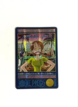 One Piece Visual Adventure No.62 Nami Carddass Bandai Japan 2000 Holo Card - Image 3