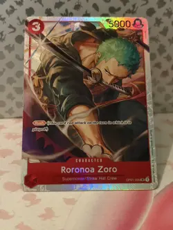 • Roronoa Zoro • OP01-025 SR Romance Dawn Holo Foil One Piece TCG NM - Image 1