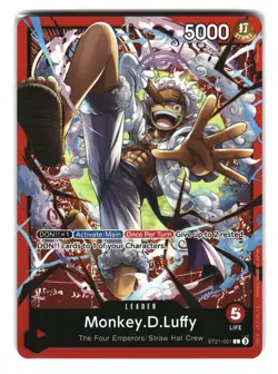 Monkey D Luffy ST21-001 Leader One Piece Card - Image 1
