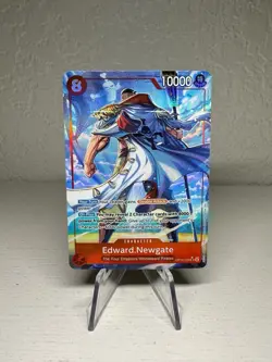 EDWARD.NEWGATE (ALTERNATE ART) OP16-003 THE TIME OF BATTLE ONE PIECE NM - Image 1