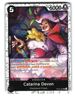 OP09-084 Catarina Devon UC Blackbeard Pirates OP09 One Piece Card - Image 1